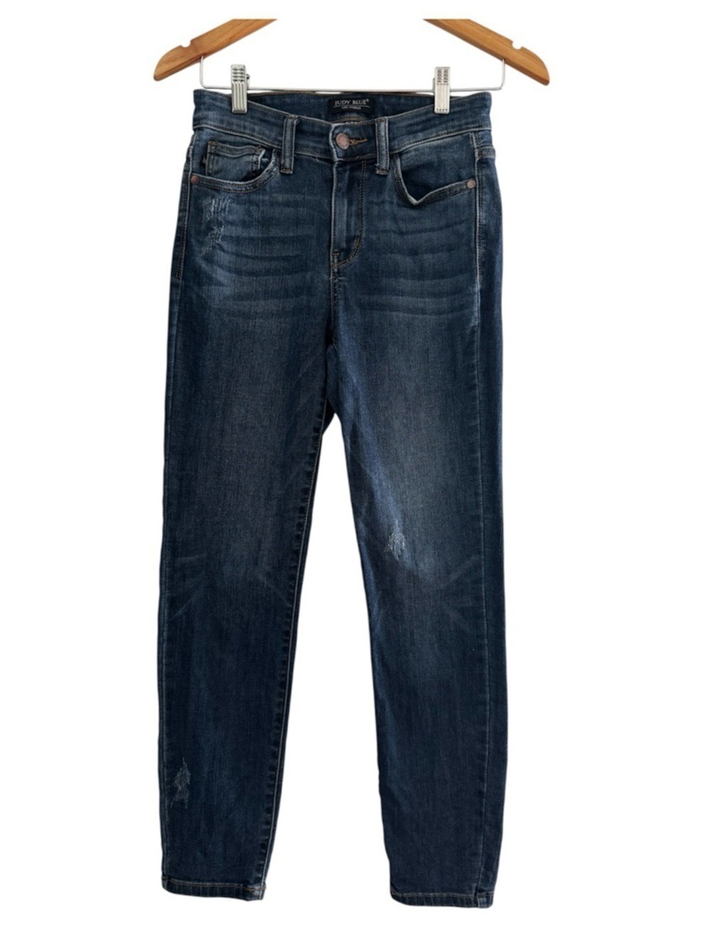 Judy Blue Jeans Relaxed Fit Dark Wash Stretch Denim Size 25